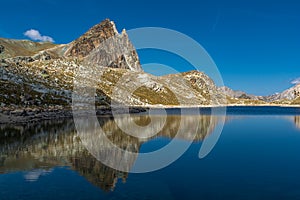 Marinet lakes in Ubaye valley - France photo