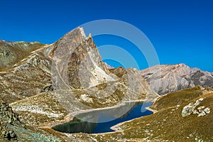 Marinet lakes in Ubaye valley - France photo