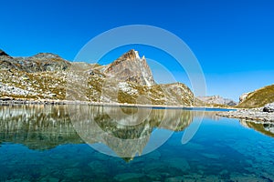 Marinet lakes in Ubaye valley - France photo