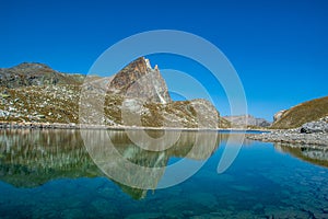 Marinet lakes in Ubaye valley - France photo