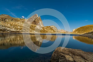 Marinet lakes in Ubaye valley - France photo