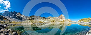 Marinet lakes in Ubaye valley - France photo