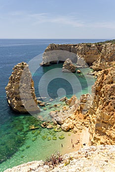 Marinha Beach in Algarve Portugal