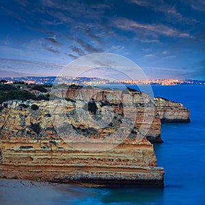 Marinha Beach near Lagoa, in Algarve, Portugal