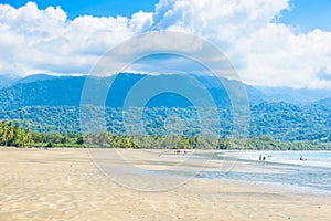 Marino Ballena National Park in Uvita - Punta Uvita - Beautiful beaches and tropical forest at pacific coast of Costa Rica photo