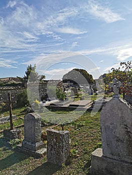 Marins cemetery in old village