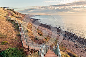 Marion Coastal Walking Trail at sunset