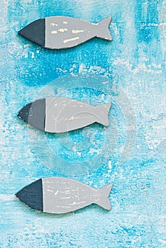 Maritime fish decoration photo