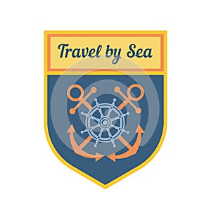 Maritime heraldic emblem