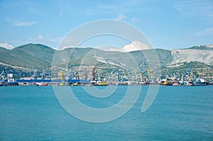 Maritime port at Novorossiysk, Moscow