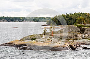 Maritime signs in Aland archipelago