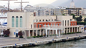 Maritime station in the port of Palermo