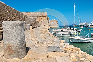 Maritime Venetian Fortress. Heraklion, Crete, Greece