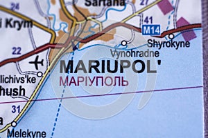 Mariupol a city in war-torn Ukraine