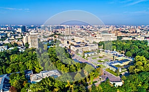 Mariyinsky Palace, Verkhovna Rada and Government Building in the Governmental District of Kiev, Ukraine photo