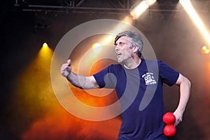 Mark Berry (Bez) of Happy Mondays