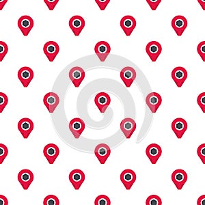 Mark pin pattern seamless