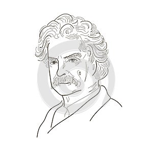 Mark Twain. Sketch