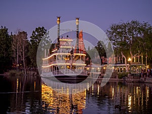 Mark Twain steamboat at Disneyland