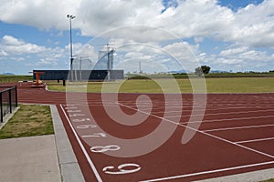 Athletic Track Lanes