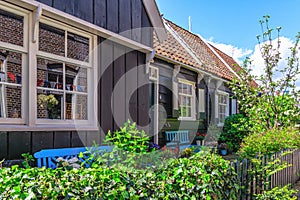 Marken, a fishing village with traditional wooden houses, located in the North of Amsterdam, North Holland, Netherlands