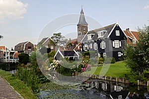 Marken, traditional dutch village, Netherlands