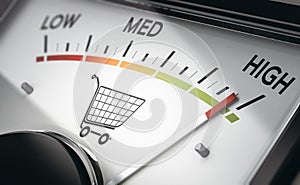 Market basket analysis or measure - pricing concept