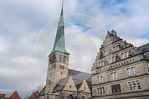 Market Church St Nicolai and Hochzeitshaus - Hamelin, Lower Saxony, Germany