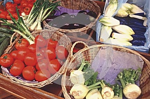 Market food montparnasse paris france