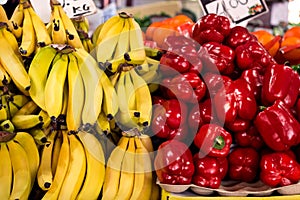 Market fruit stall