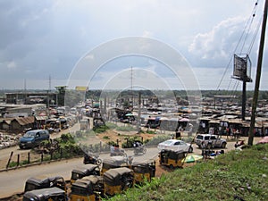 Market in Lagos, Nigeria photo
