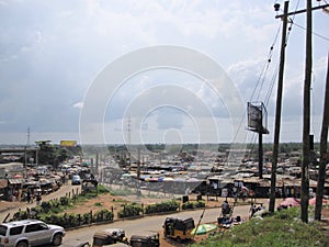 Market in Lagos, Nigeria photo