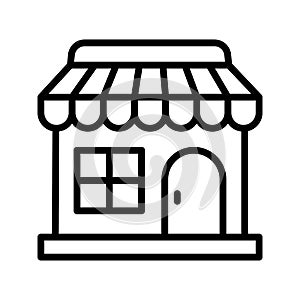 Market Line Style vector icon which can easily modify or edit