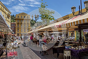 Market in Nice - South of France