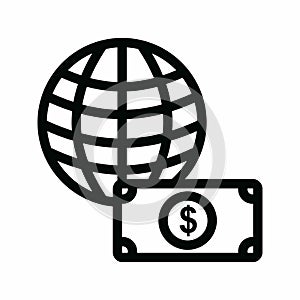 Market Pie Chart icon vector