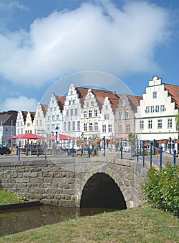 Friedrichstadt,North Frisia,Schleswig-Holstein,Germany photo