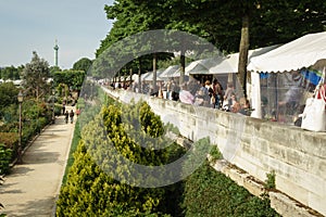 Market at Port d'Arsenal, Paris, May 2014