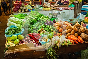 Market produce cambodia local market siem reap