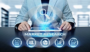 Market Research Marketing Strategy Business Technology Internet concept