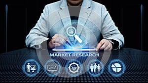 Market Research Marketing Strategy Business Technology Internet concept