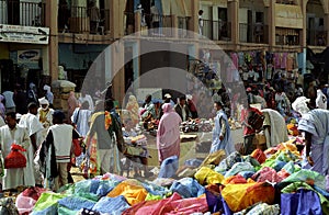 Market scene, Nouakchott, Mauritania