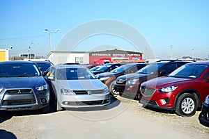 Market of second hand used cars in Vilnius city