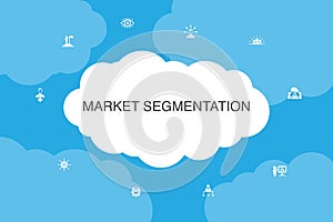 Market segmentation Infographic cloud
