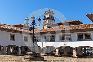 Market Square in Cangas de Onis, Spain photo