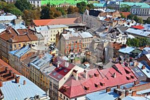 Market Square is the central square in Lviv