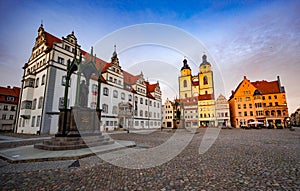 Market Square of Lutherstadt Wittenberg photo