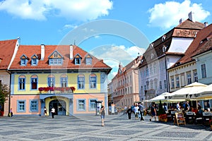 Market Square in Sibiu, European Capital of Culture for the year 2007