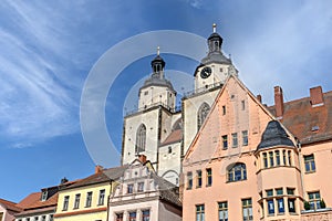 Market square in Wittenberg