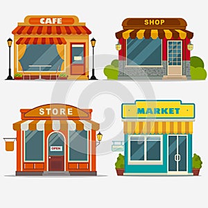 Market, Street shop, small store front