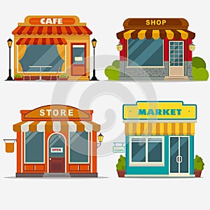 Market, Street shop, small store front photo